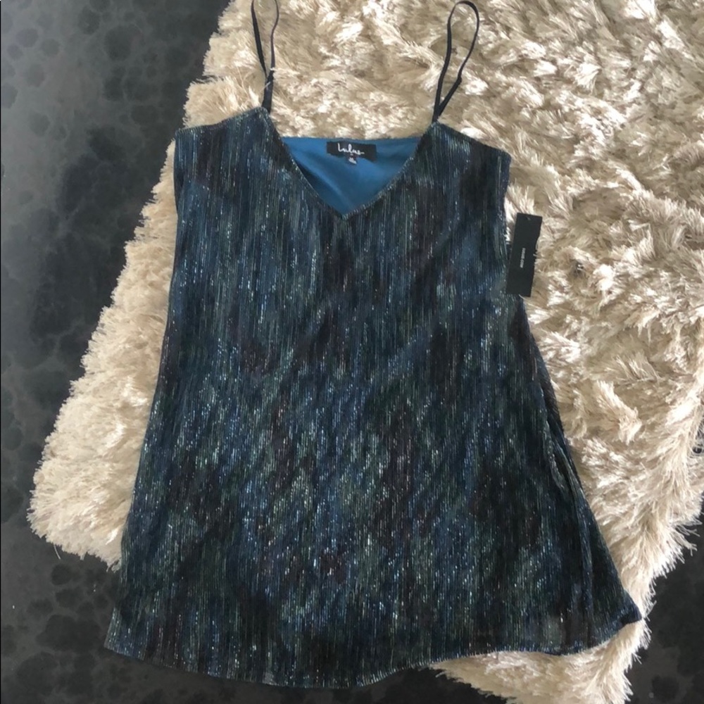 Peacock print tank dress 🦚